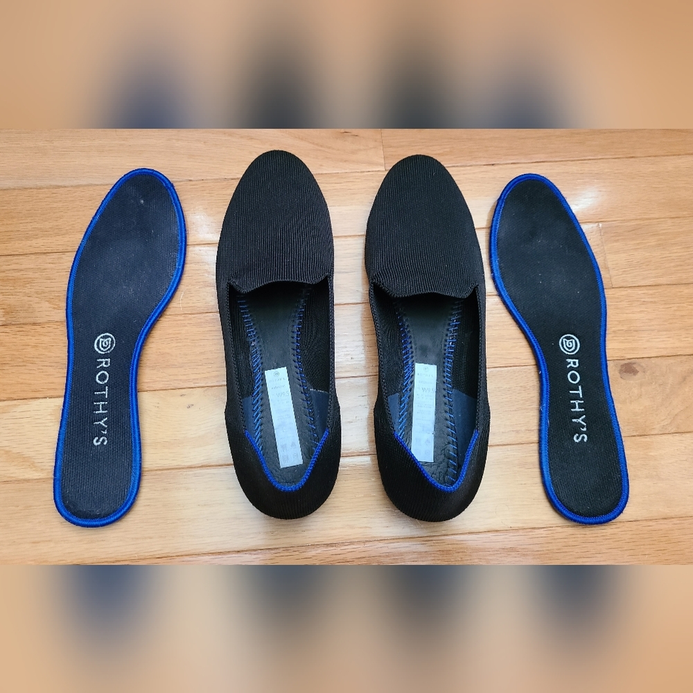 Rothy's Solid Black Loafers